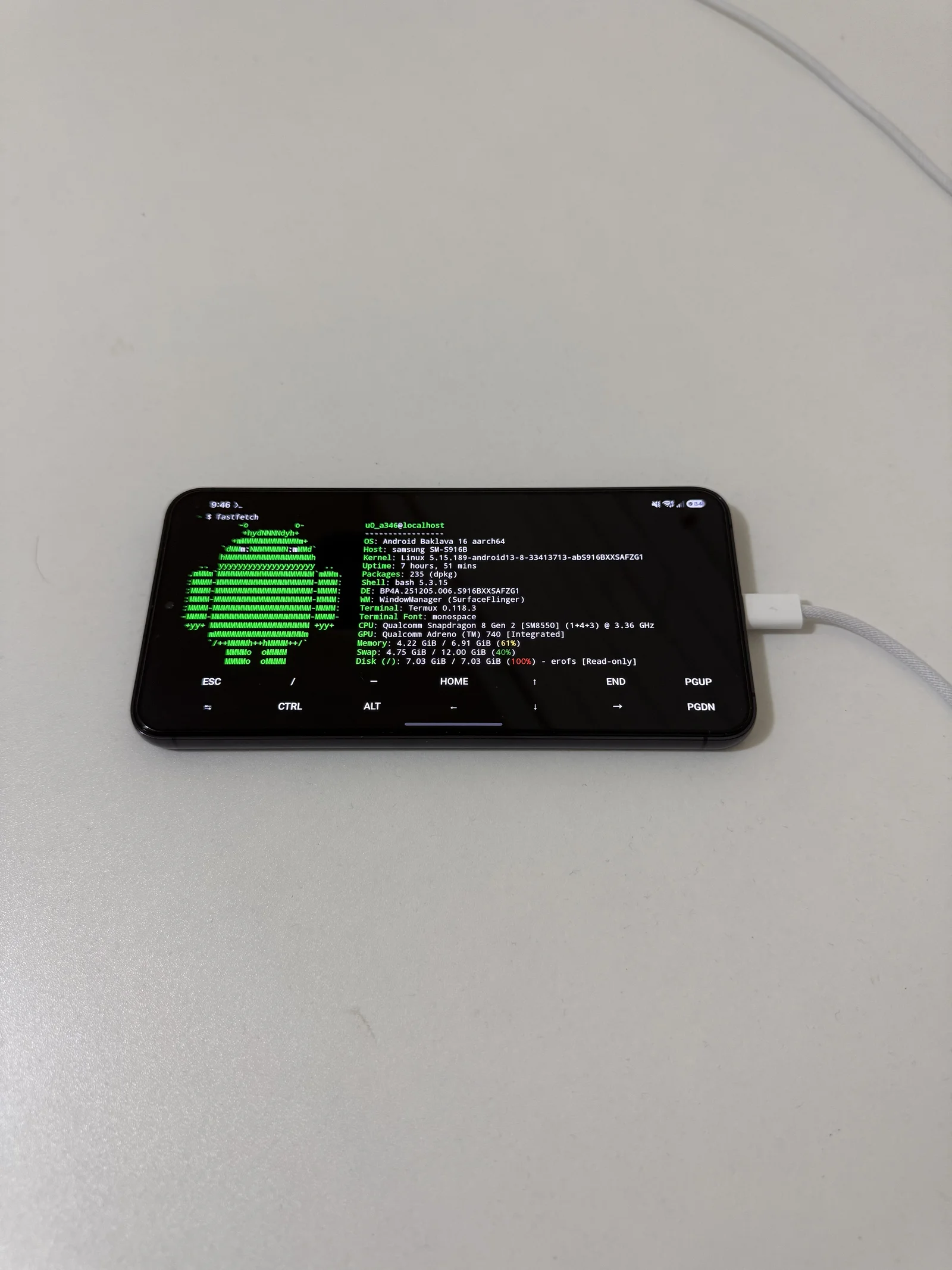 Samsung Galaxy S23+ Server Setup